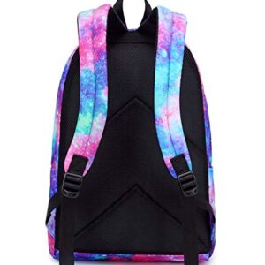 Abshoo Lightweight Water Resistant Galaxy Backpacks For Teen Girls Boys School Bookbags (Galaxy A)