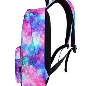 Abshoo Lightweight Water Resistant Galaxy Backpacks For Teen Girls Boys School Bookbags (Galaxy A)