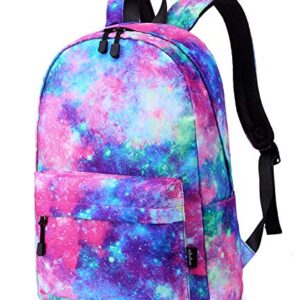 Abshoo Lightweight Water Resistant Galaxy Backpacks For Teen Girls Boys School Bookbags (Galaxy A)