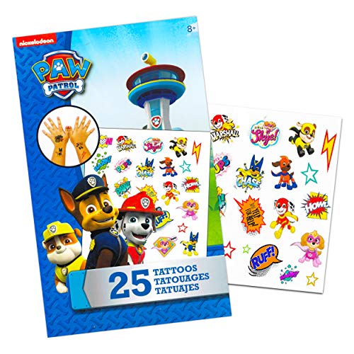 Nick Shop Paw Patrol Marshall Plushie Backpack for Kids - Marshall Plush Backpack Bundle Plus Paw Patrol Temporary Tattoos and More (Paw Patrol Gifts)