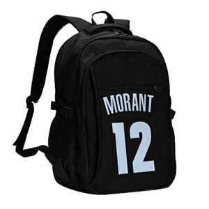 #12 morant backpack laptop travel backpack book bag for men women