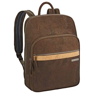 clark & mayfield corbett 16 laptop backpack eco-friendly (cocoa)