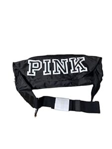 victoria’s secret pink convertible fanny pack & backpack wear 2 way color black new