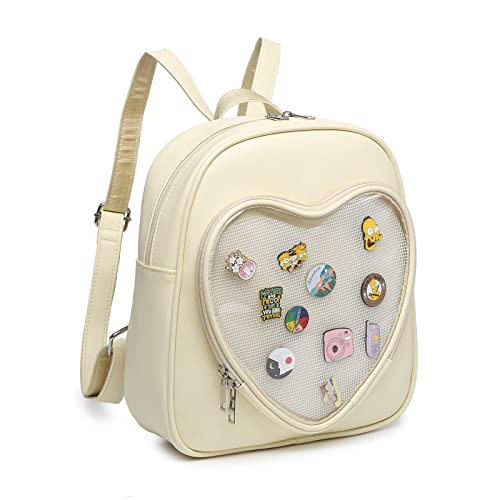 CHERRY SAUCE Womens Girl's Fashion Backpack Purses Handbags and Shoulder Bag Leather PU bag (CS2122-Yellow