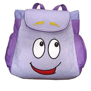 Dora Explorer Backpack with Map Toys School Rescue Bag Purple Cartoon Storage Bookbag