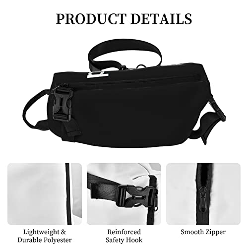 Custom Sling Bags Customizable Crossbody Backpack Your Own Sport Shoulder Crossbody Bag Customized Gifts Customized Gifts Personalized Photo Gifts Custom Gifts For Men, Black-2