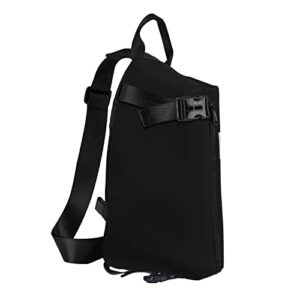 Custom Sling Bags Customizable Crossbody Backpack Your Own Sport Shoulder Crossbody Bag Customized Gifts Customized Gifts Personalized Photo Gifts Custom Gifts For Men, Black-2