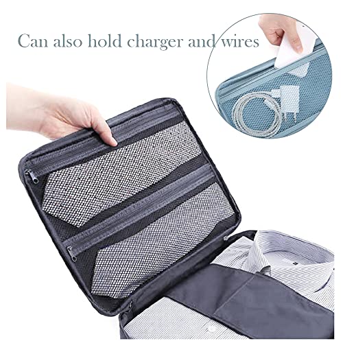 PIPICO T-shirt Anti-Wrinkle Travel Bag For Men, Portable Storage Duffel Bag for Business Business Trip