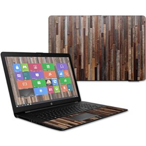 mightyskins skin compatible with hp 17t laptop 17.3″ (2017) – woody | protective, durable, and unique vinyl decal wrap cover | easy to apply, remove, and change styles | made in the usa