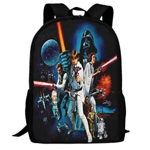 wars on planet fashion travel backpack student backpack cartoon backpack notebook backpack large capacity 17-inch backpack