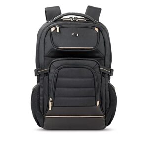 solo new york arc 17.3 inch laptop backpack, black