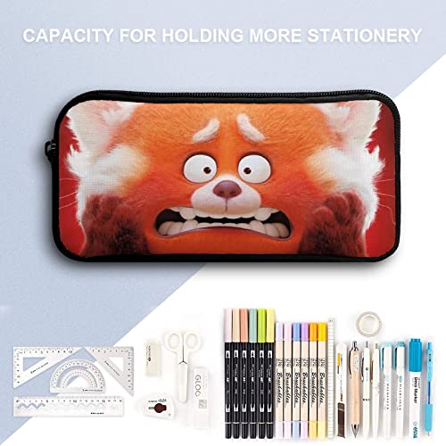 Zqiyhre Turn Red Backpack 3 PCS Set, Printing Anime Travel Laptop Backpack Pencil Case Lunch Bag for Students