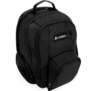 Everest Transport Laptop Backpack, Black, One Size