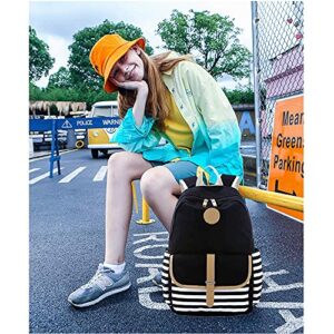 Lmeison Cute Backpack for Teen Girls, Lightweight School Bookbag 15.6'' Laptop Backpack with USB Charging Port