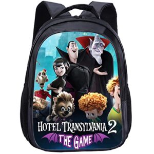 wesqi boys girls hotel transylvania waterproof school bookbag,casual knapsack outdoor travel bag for kids