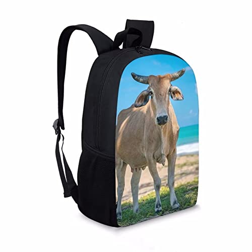 SYtrade Cool Backpack Kid Boys 3d Cow Bookbags for School Rucksacks