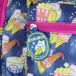 Bananya and Tora Cat with Sweet Treats Print Backpack