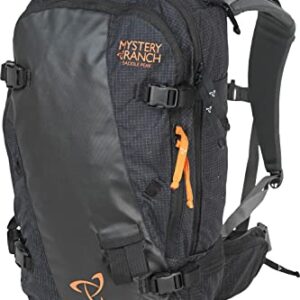 Mystery Ranch Saddle Peak Pack - Water Resistant Skiing Pack, Black, Large/X-Large