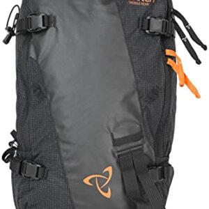 Mystery Ranch Saddle Peak Pack - Water Resistant Skiing Pack, Black, Large/X-Large