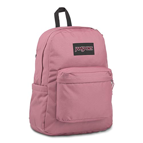 JanSport SuperBreak Backpack - School, Travel, or Work Bookbag with Water Bottle Pocket, Blackberry Mousse