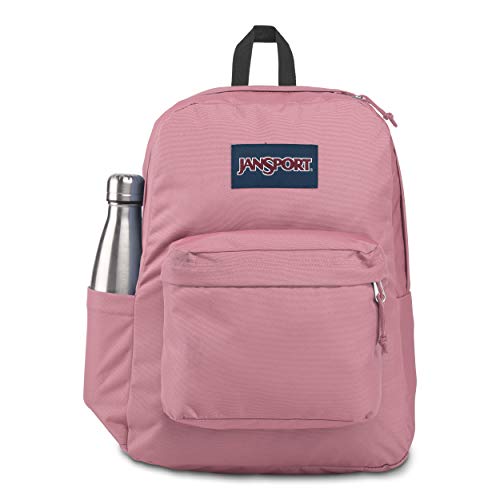 JanSport SuperBreak Backpack - School, Travel, or Work Bookbag with Water Bottle Pocket, Blackberry Mousse