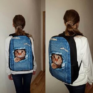 Cozeyat Pet Dog Print Backpack Cute Puppy School Bag Creative Design Bookbag for Kids Boys Girls