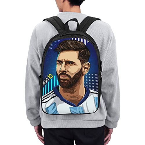 Customized For Football Fans Multifunction With #10 Messi Logo Backpack Travel Sports Backpack, Computer Bag For Men Women