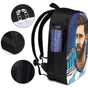 Customized For Football Fans Multifunction With #10 Messi Logo Backpack Travel Sports Backpack, Computer Bag For Men Women