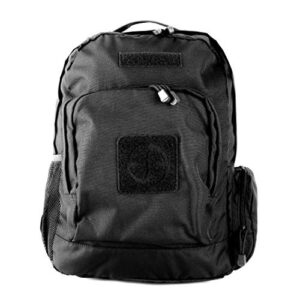 lapg commuter backpack, school backpack, hydration compatible small backpack – black