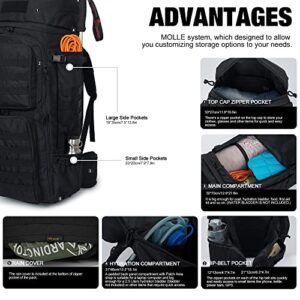 Mardingtop Bundle Items: 28L+75L Molle Tactical Backpack Black
