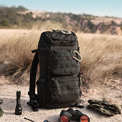 Mardingtop Bundle Items: 28L+75L Molle Tactical Backpack Black