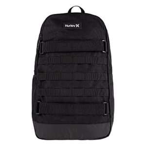 hurley unisex-adults one and only backpack, black, large