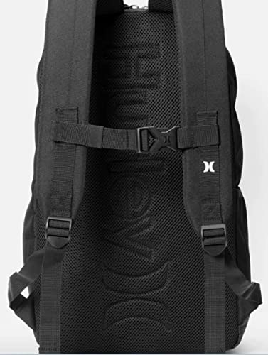 Hurley Unisex-Adults One and Only Backpack, Black, Large