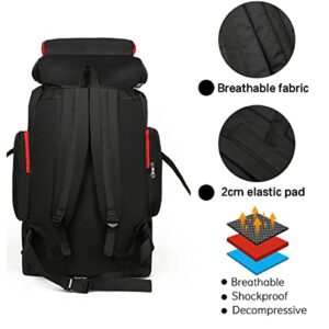 MengK Sports Backpack Waterproof Large Capacity 70L Climbing Hiking Camping Trekking Outdoors Bag Rucksack