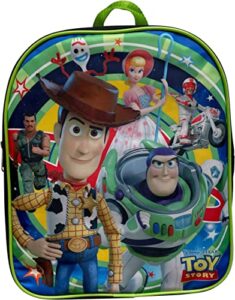 ruz toys story toddle boy 12 inch mini backpack (black-green)
