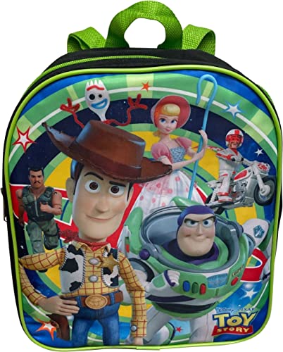 Ruz Toys Story Toddle Boy 12 Inch Mini Backpack (Black-Green)