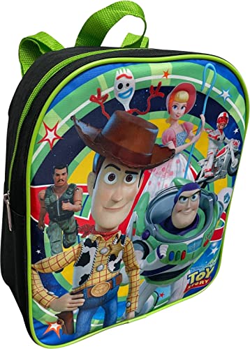 Ruz Toys Story Toddle Boy 12 Inch Mini Backpack (Black-Green)