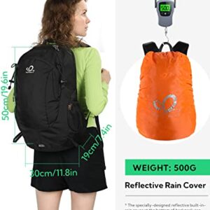 WATERFLY Lightweight Day Hiking Backpack: Travel Waterproof Daypack Trekking Bagpack Hike Day Bag for Camping Climbing Man Woman