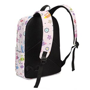 Owl School Backpack Lightweight Cute Kids Backpack Classic Bookbag Cool Daypack for Teen High School Student, 17 Inch