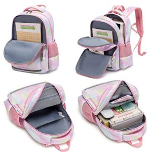 Backpack For Girls,Kids Butterfly Backpack Preschool Book Bag Kindergarten Bookbag With Lunchbox Cute School Bag