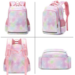 Backpack For Girls,Kids Butterfly Backpack Preschool Book Bag Kindergarten Bookbag With Lunchbox Cute School Bag