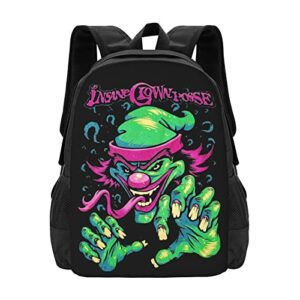 stylopunk icp backpack mens women backpacks laptop rucksack funny bookbag for teen girl boy outdoor daypack, black