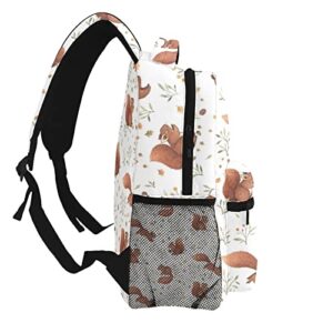 Squirrel Kids Backpack For Boys Girls Student Children'S School Bag Laptop Backpack Leisure Travel Camping Daypack