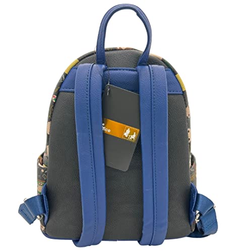 Loungefly NBC The Office Dwight Shcrutte AOP Mini Backpack