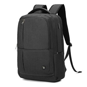 oiwas laptop backpack 17 inch for men business bagpack women travel daypack large college school bookbag teens(black)