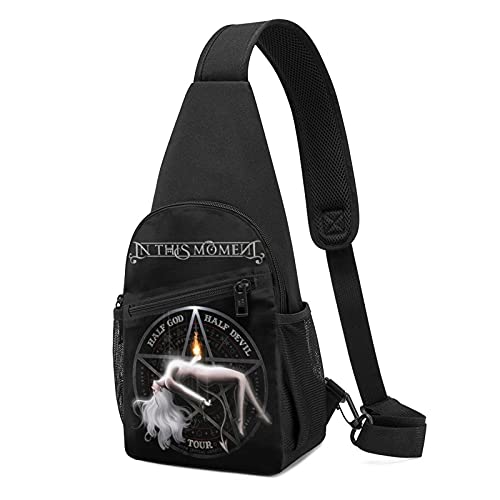 in This Moment Crossbody Bags Sling Backpack for Man & Women Chest bag Multifunction Hiking Pack Small Shoulder Backpack,Camping,Sports Shoulder Bag,Small Travel Daypack