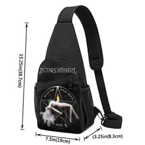 in This Moment Crossbody Bags Sling Backpack for Man & Women Chest bag Multifunction Hiking Pack Small Shoulder Backpack,Camping,Sports Shoulder Bag,Small Travel Daypack