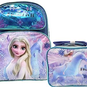 Disney Frozen 'Magical Horse' Full Size 16 Inch Backpack & Insulated Lunch Bag