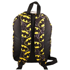 Detective Store Batman Backpack for Boys 8-12 Set - 16'' Batman Backpack for Kids Bundle with Stickers,Stampers,More,Batman School Stuff