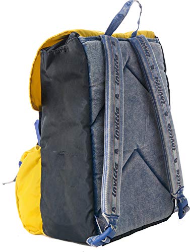 Invicta Jolly III Vintage Laptop Backpack (Mood Indigo/Lemonchrome)